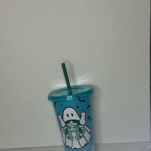 Starbucks Halloween Ghost Tumbler - Blue